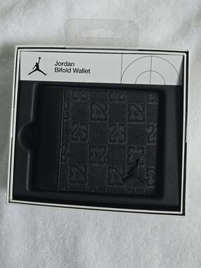 Jordan Men's Monogram Bifold Wallet - Black - MA0934-023 - New and Ready To Ship
